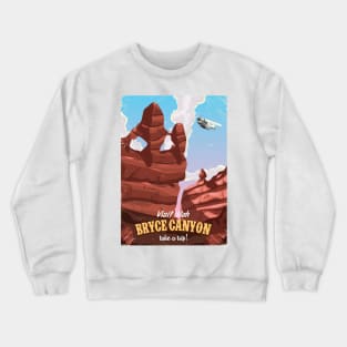 Bryce Canyon, Utah Travel poster Crewneck Sweatshirt